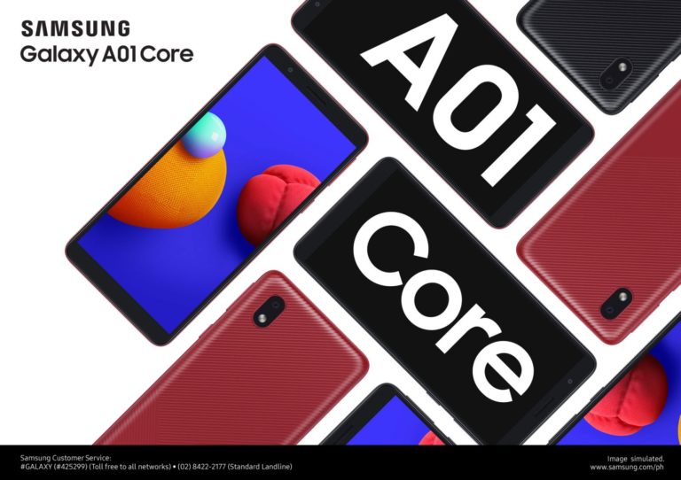 samsung galaxy ao1 core specs